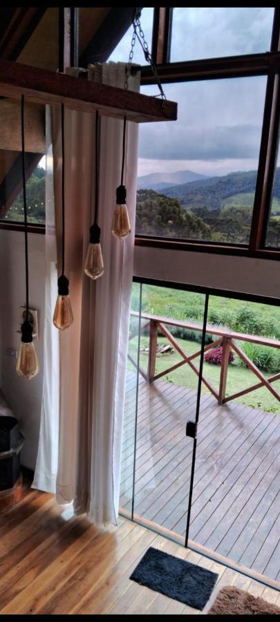 Villa Chale Com Vidros E Hidromassagem São Bento do Sapucaí Esterno foto